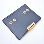 Small executive Chanel-style cover.(BA000454) Color Μπλε / Βlue
